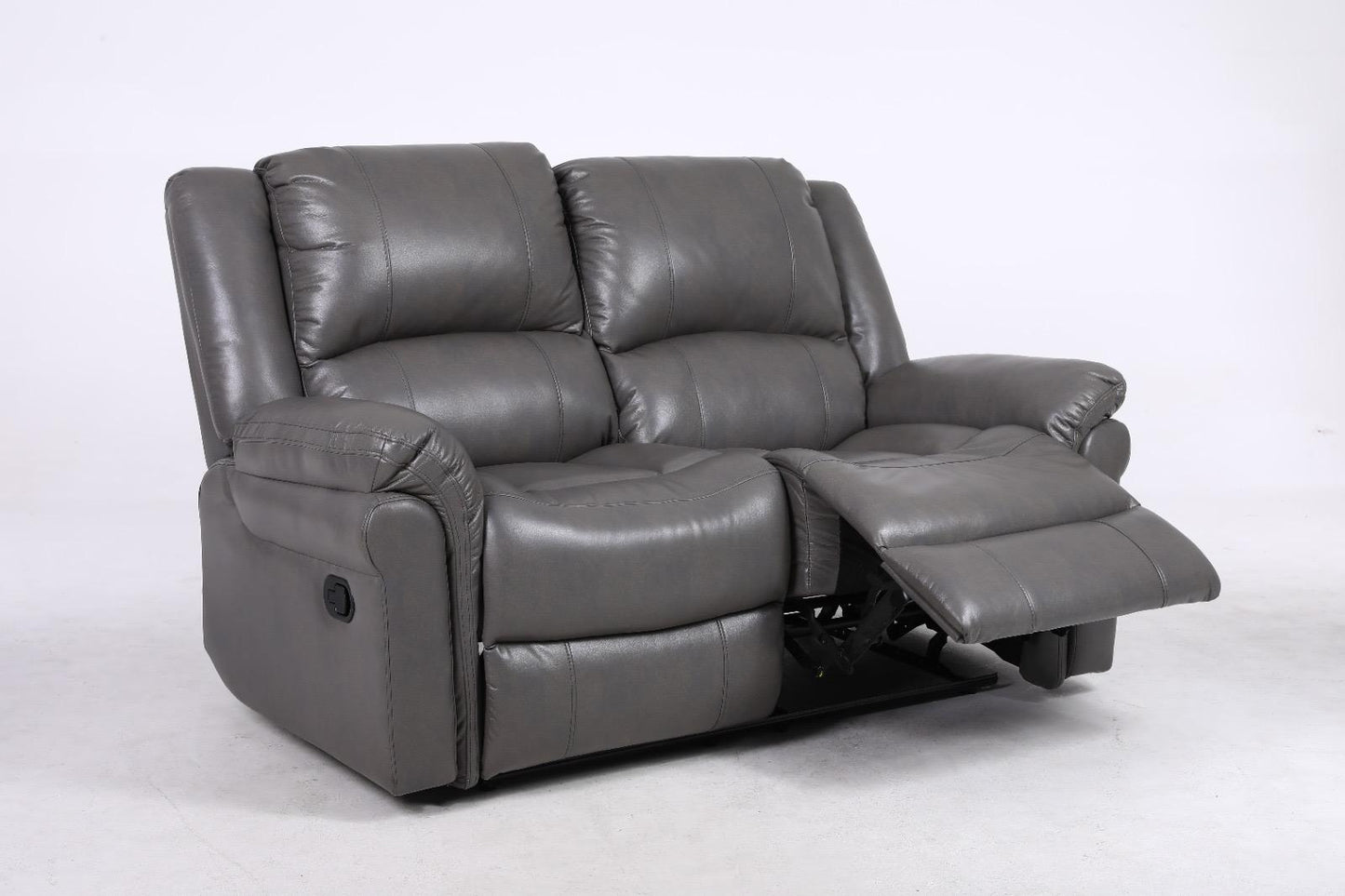 Amberley 3+2+1 Grey Leather Recliner sofa