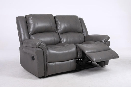 Amberley 3+2+1 Grey Leather Recliner sofa