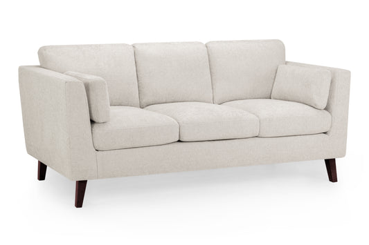 Aida Beige Chenille 3 Seater Sofa