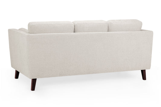 Aida Beige Chenille 3 Seater Sofa