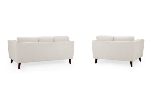 Aida Beige Chenille 3 Seater and 2 Seater Sofa Set
