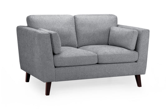 Aida Grey Chenille 2 Seater Sofa
