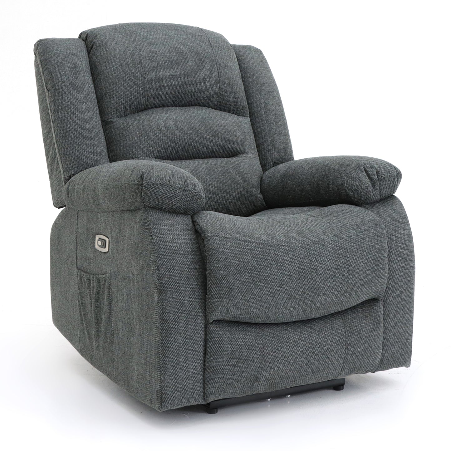 Alva Grey Fabric Cinema Recliner Armchair