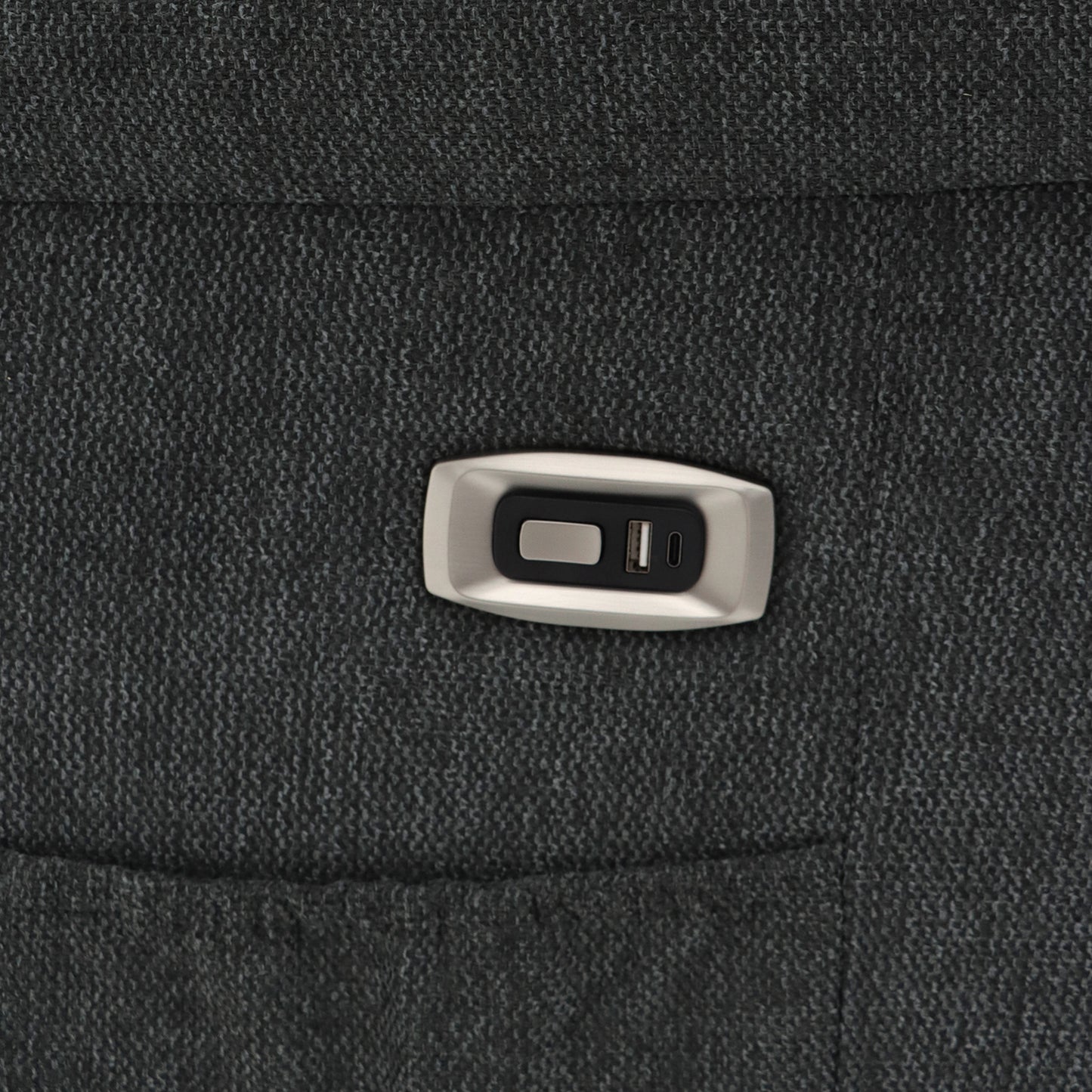 Alva Grey Fabric Cinema Recliner Armchair