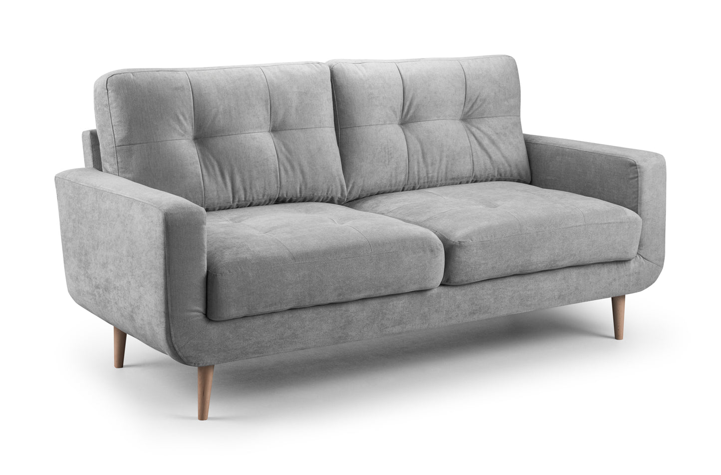 Aurora Grey Fabric 3 Seater Sofa