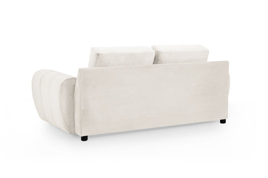 Azzuro Cream Velvet 2 Seater Sofa