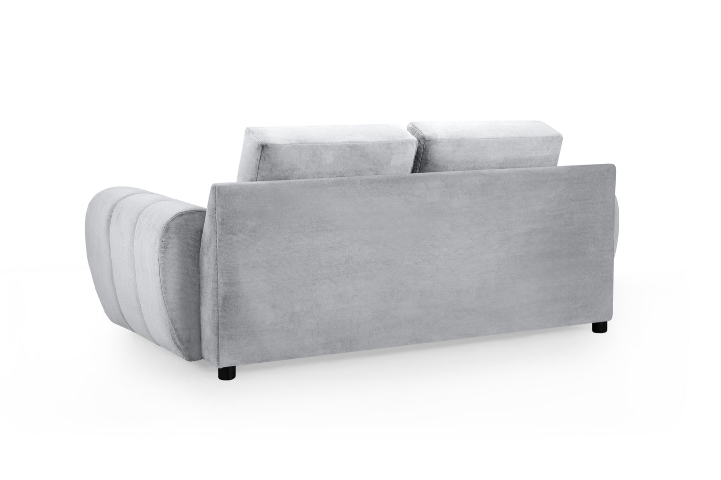 Azzuro Grey Velvet 2 Seater Sofa