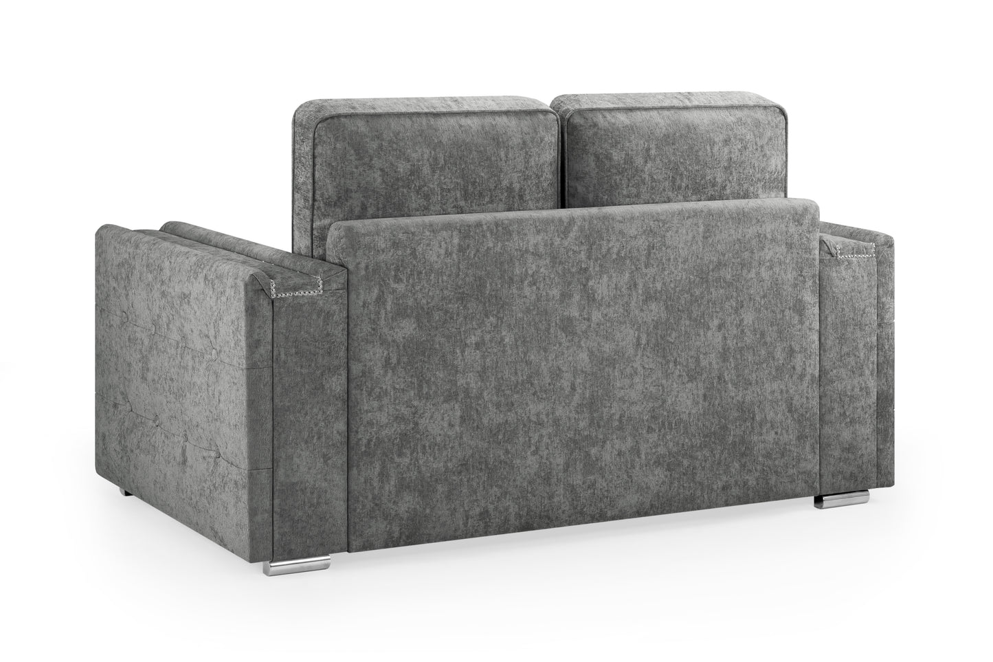 Bentley Charcoal Grey Fabric 2 Seater Sofa