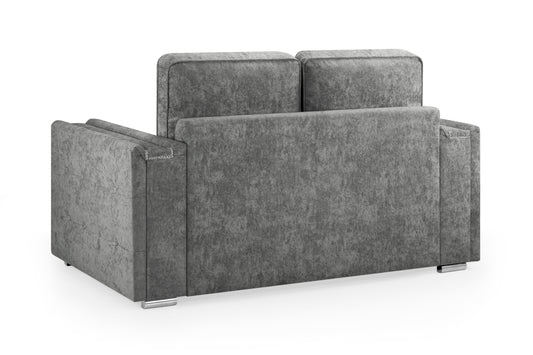 Bentley Charcoal Grey Fabric 2 Seater Sofa