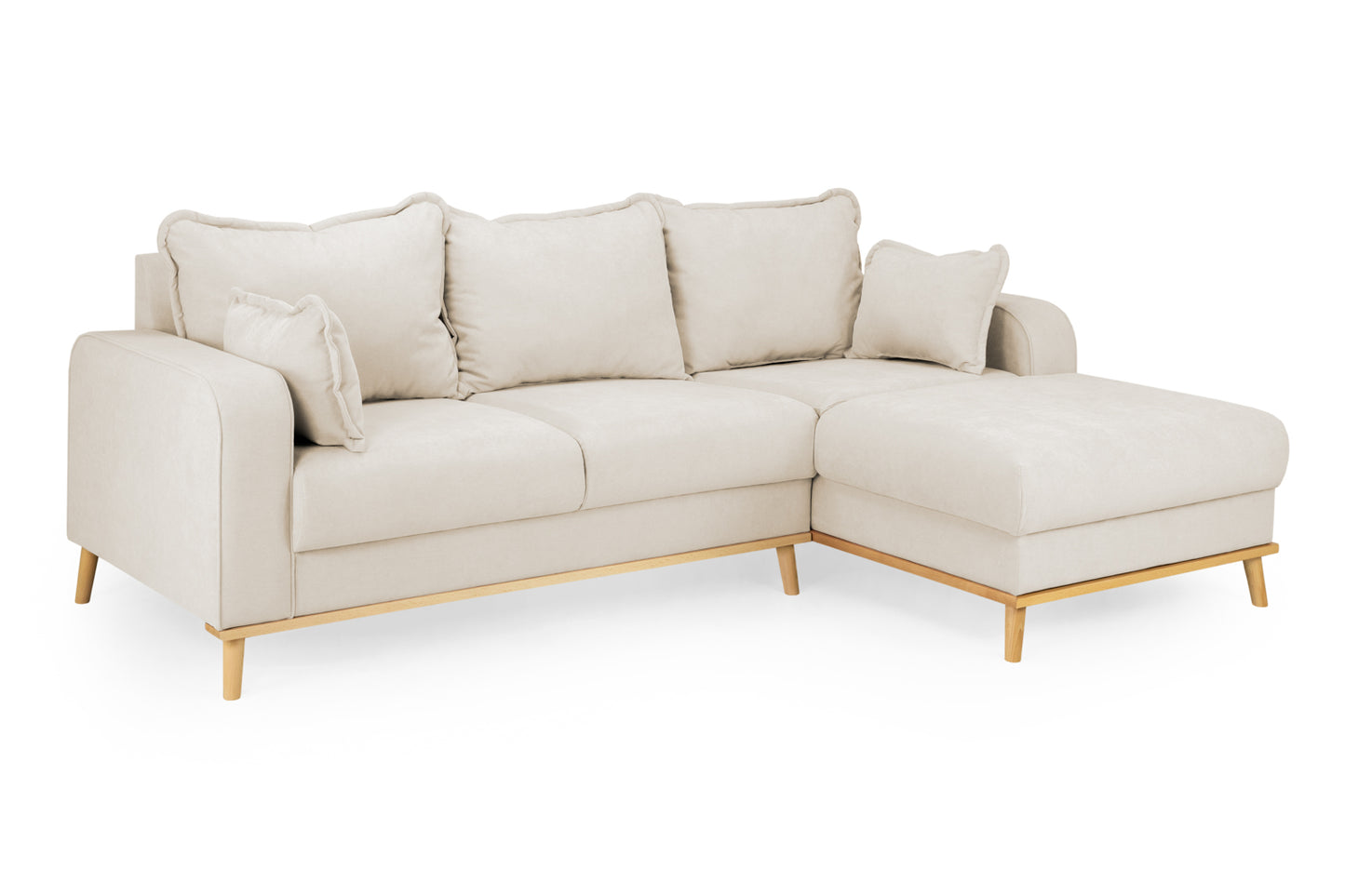 Briar Beige Fabric Right Hand Corner Sofa