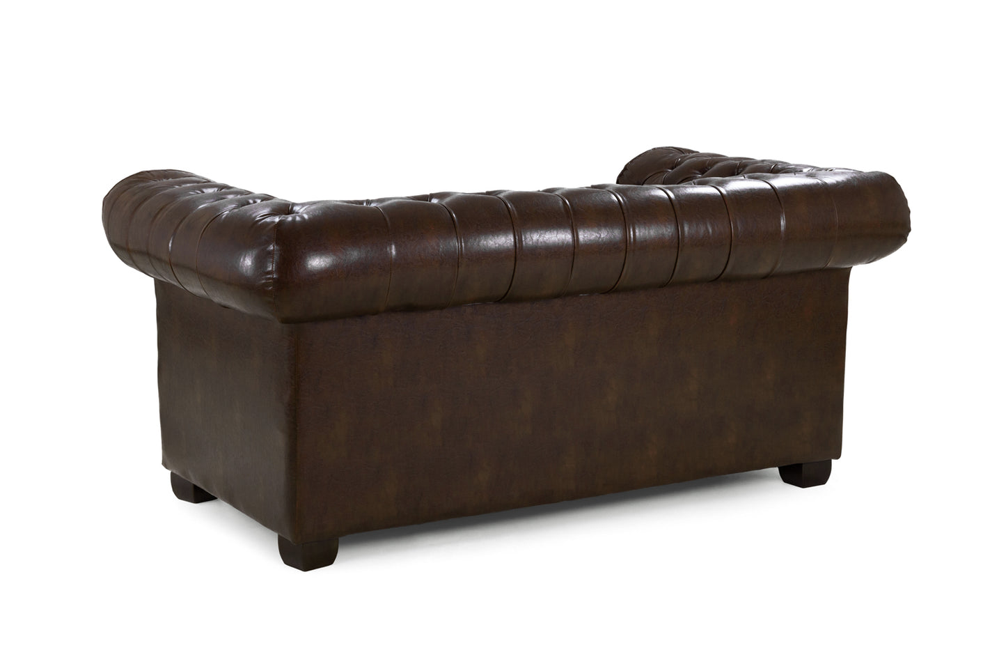 Chesterfield Antique Brown 2 Seater Sofa