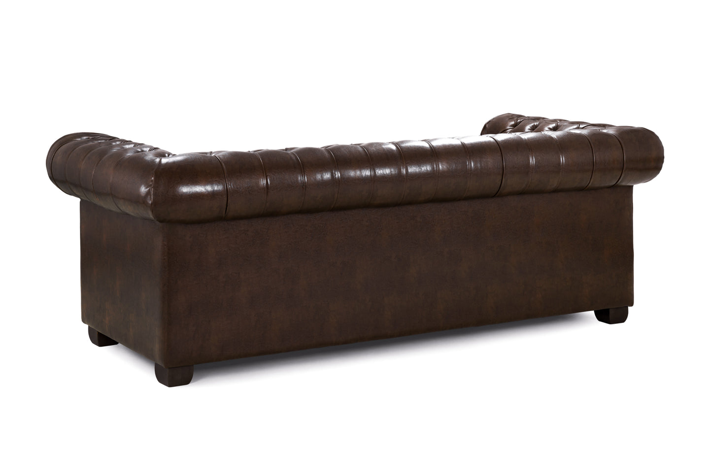 Chesterfield Antique Brown 3 Seater Sofa