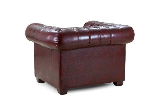 Chesterfield Oxblood Red Armchair