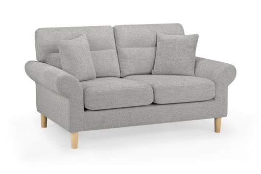 Florence Grey Fabric 2 Seater Sofa