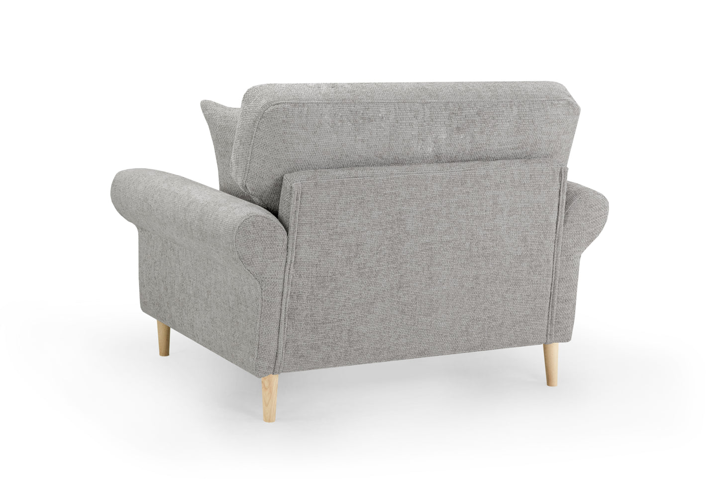 Florence Grey Fabric Armchair