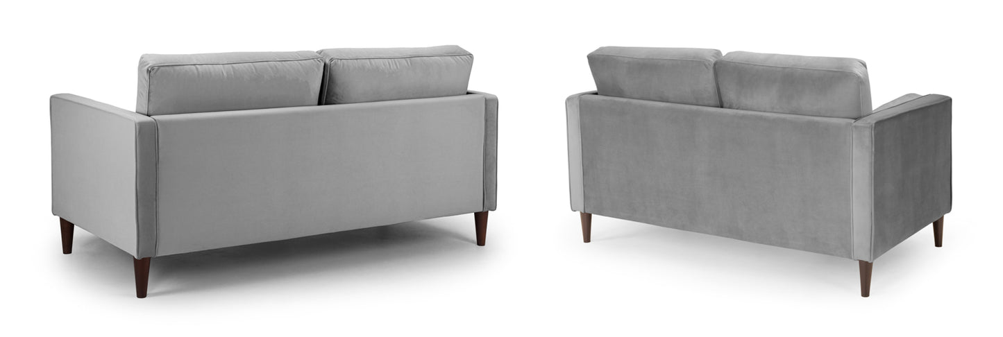 Harper Grey 3 and 2 Seater Sofa