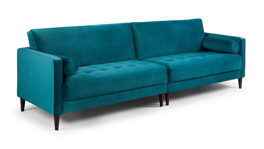 Harper Teal 4 Seater Sofa