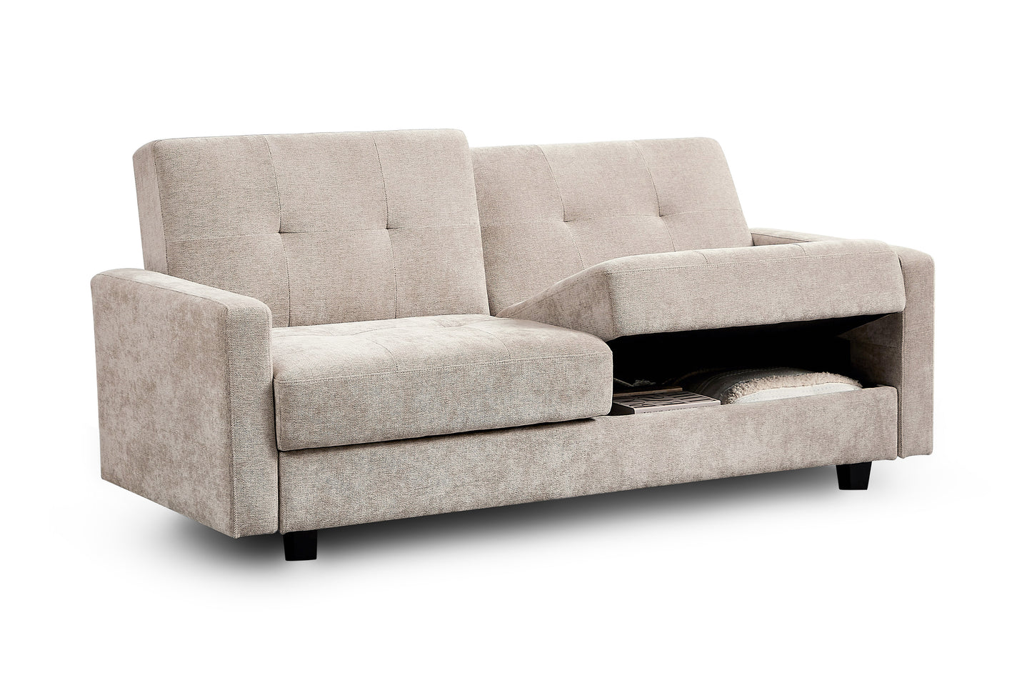 Hive Beige Fabric Sofa Bed