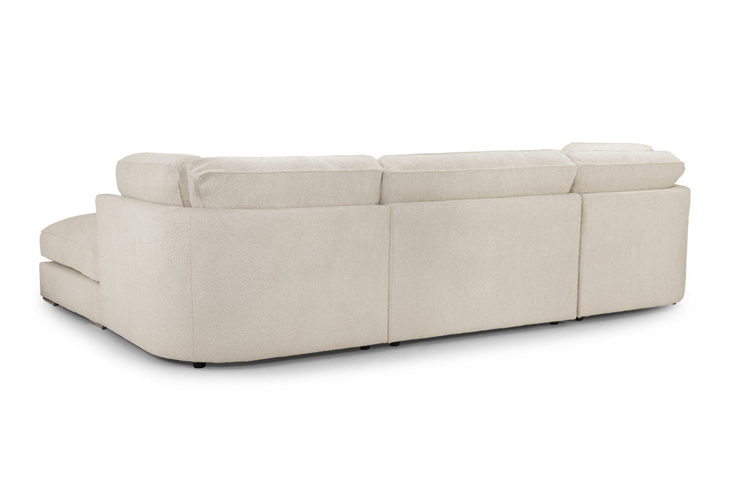 Inga Beige Boucle U Shape Corner Sofa