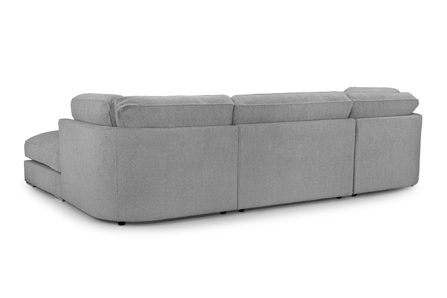 Inga Grey Boucle U Shape Corner Sofa