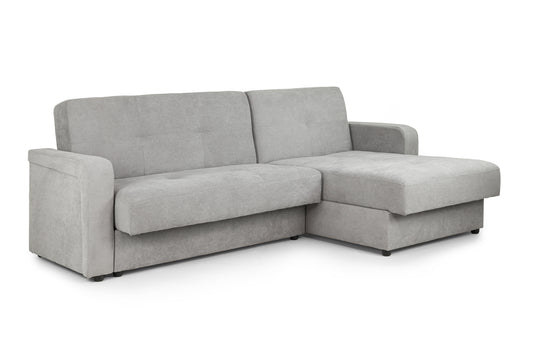 Kair Grey Fabric Universal Corner Sofa Bed