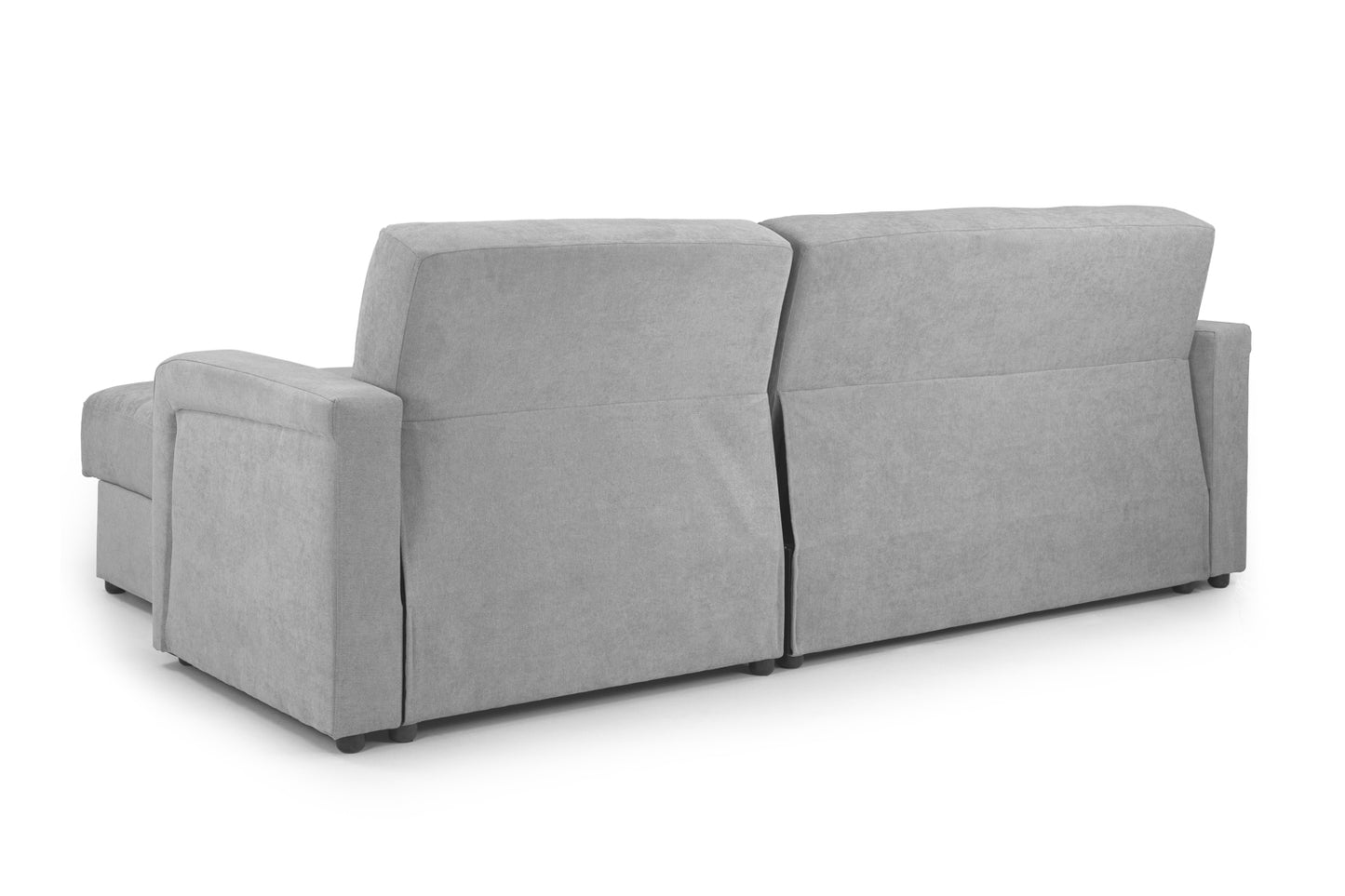 Kair Grey Fabric Universal Corner Sofa Bed