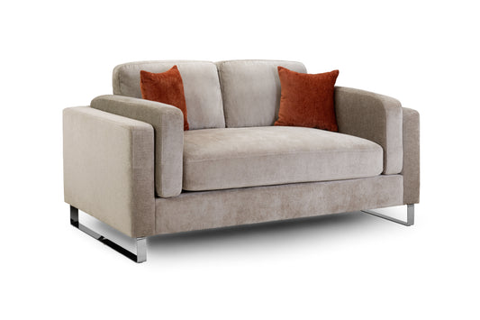 Kingston Beige Chenille 2 Seater Sofa