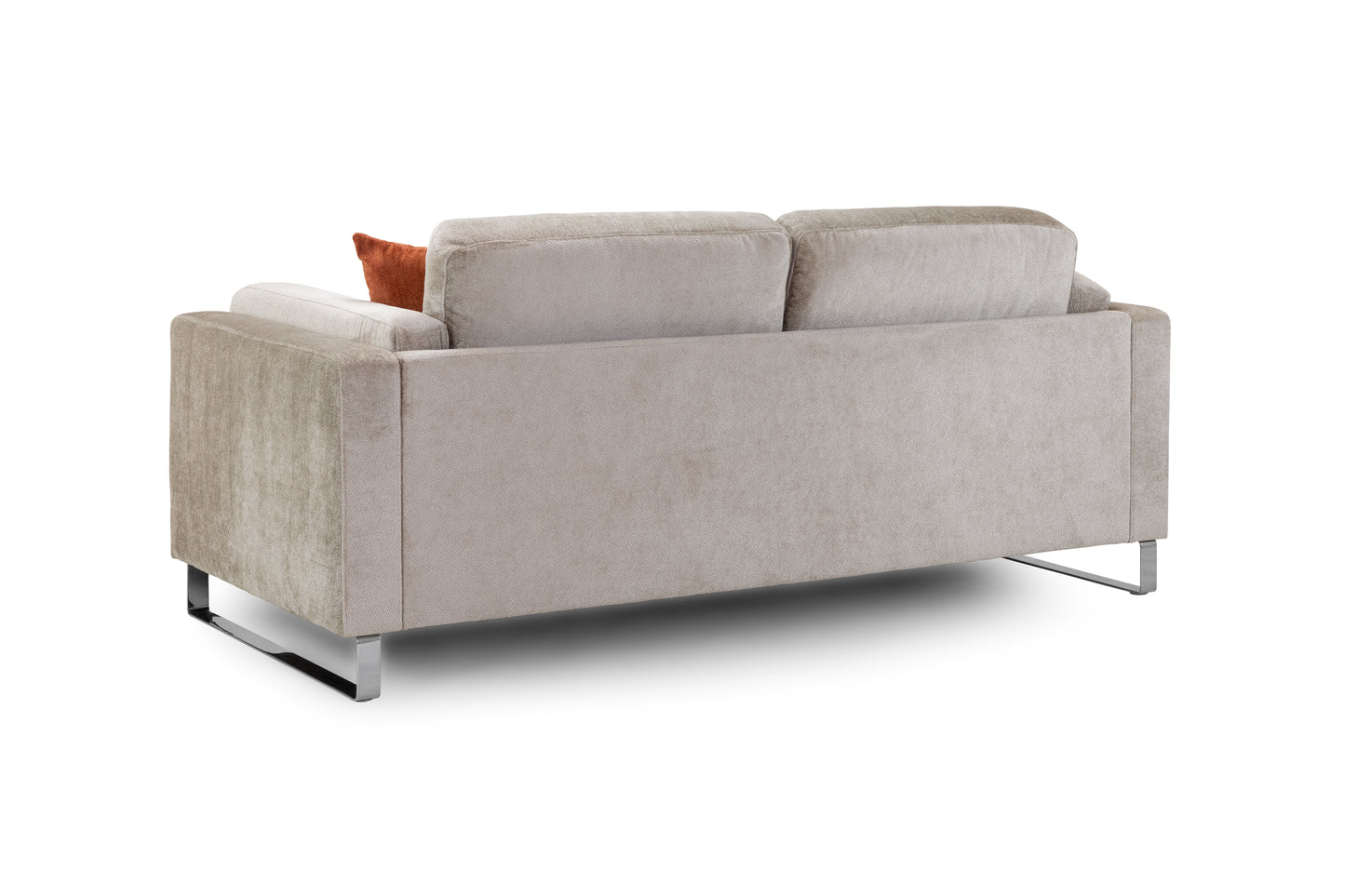 Kingston Beige Chenille 3 Seater Sofa