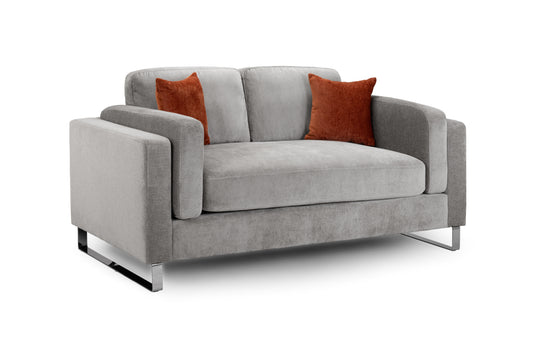 Kingston Grey Chenille 2 Seater Sofa