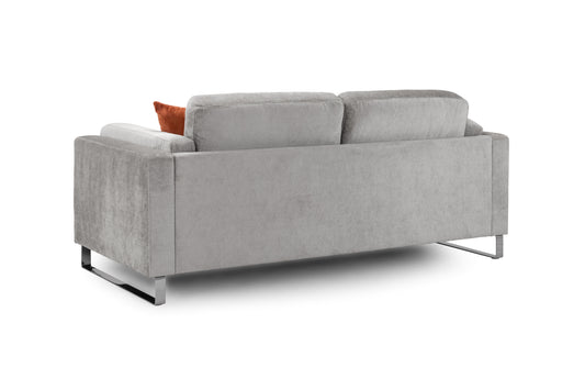 Kingston Grey Chenille 3 Seater Sofa