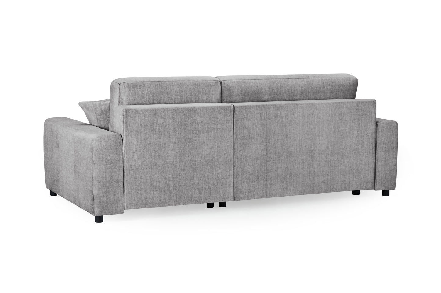 Luki Grey Fabric Universal Right Hand Sofa Bed