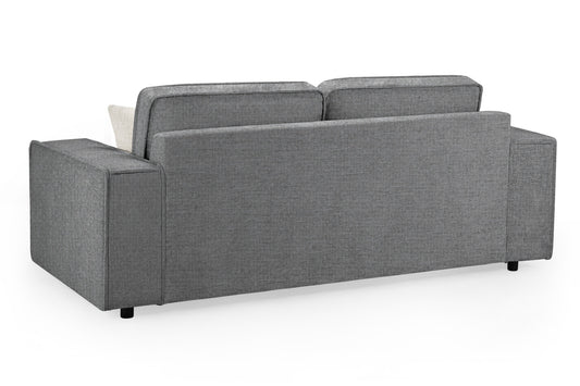 Mary Slate Fabric 3 Seater Sofa