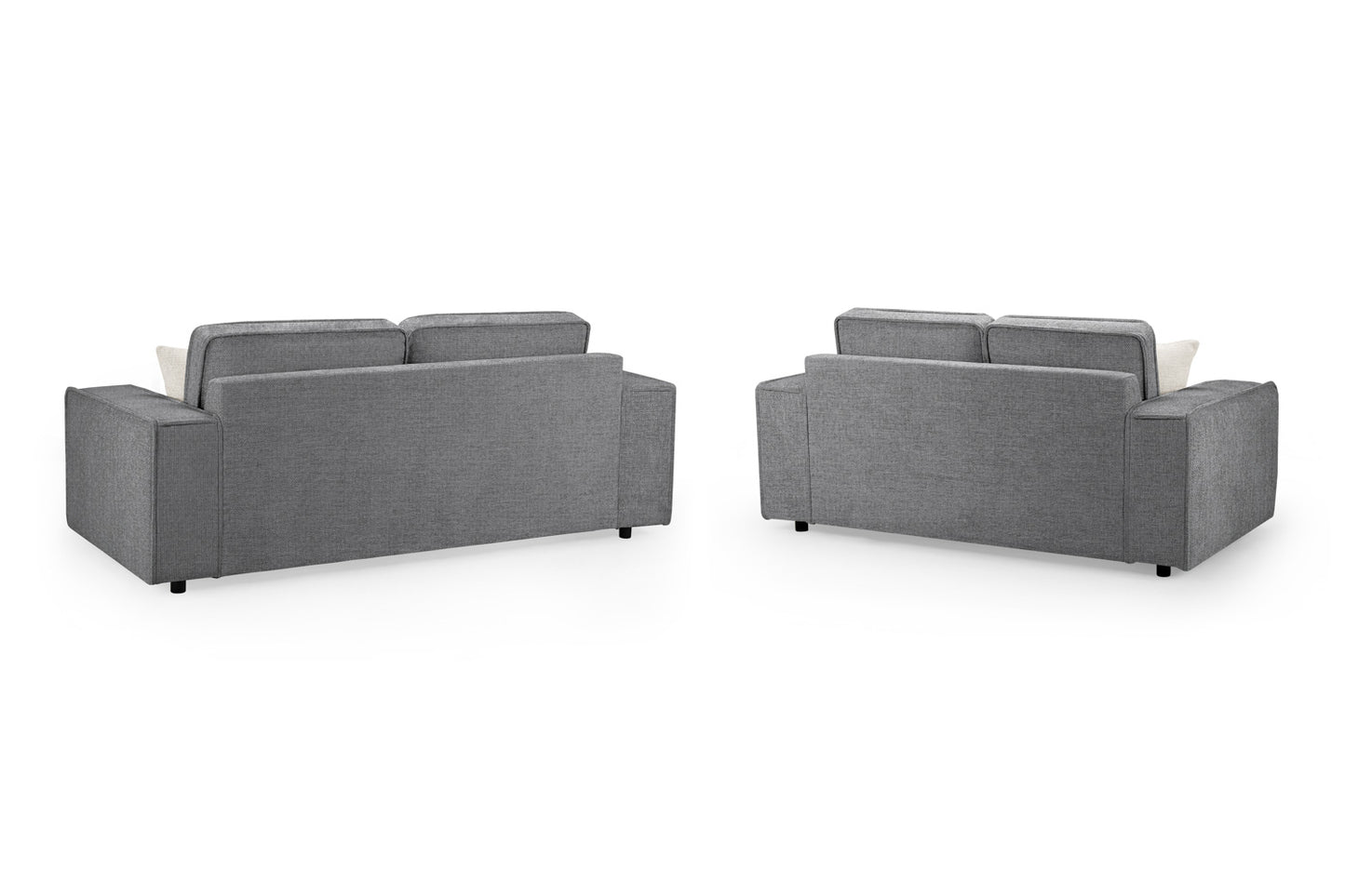 Mary Slate Fabric 3 and 2 Seater Sofa