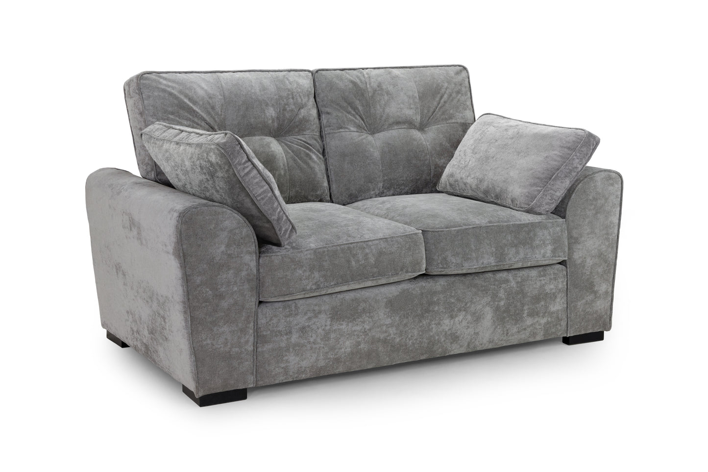 Maxwell Grey Fabric 2 Seater Sofa