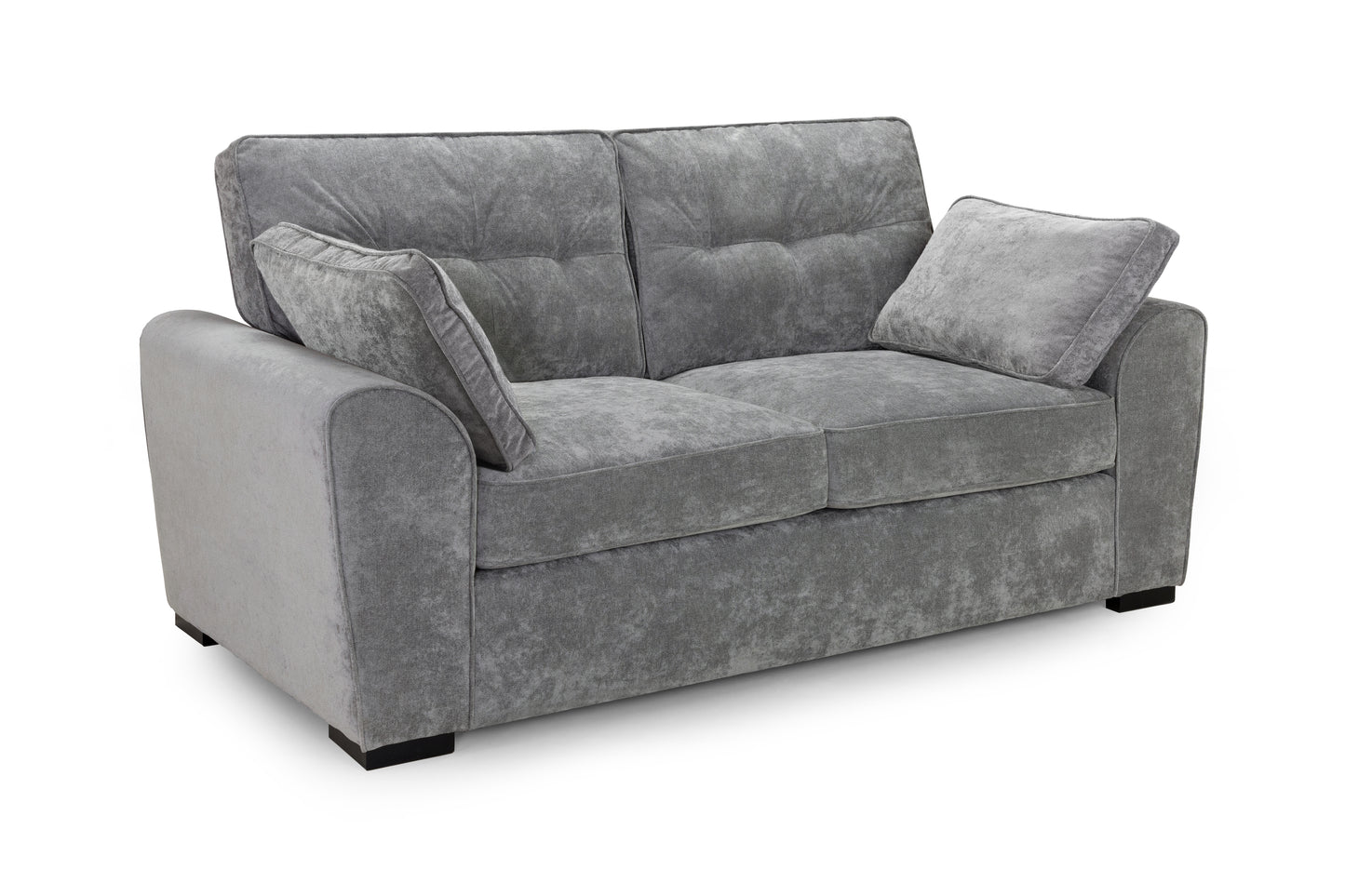Maxwell Grey Fabric 3 Seater Sofa