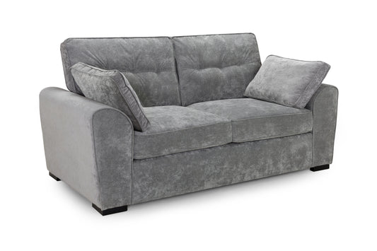 Maxwell Grey Fabric 3 Seater Sofa