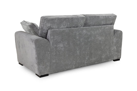 Maxwell Grey Fabric 3 Seater Sofa