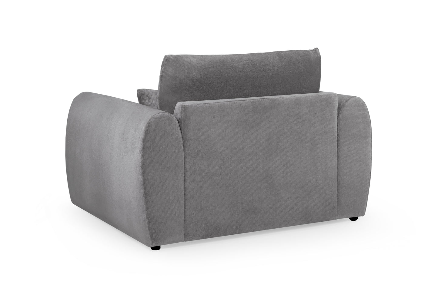 Mirabel Grey Velvet Armchair