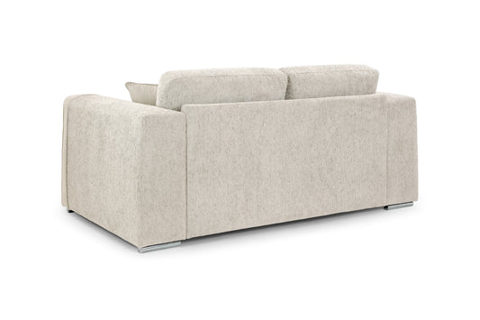 Naples Beige Chenille 2 Seater Sofa