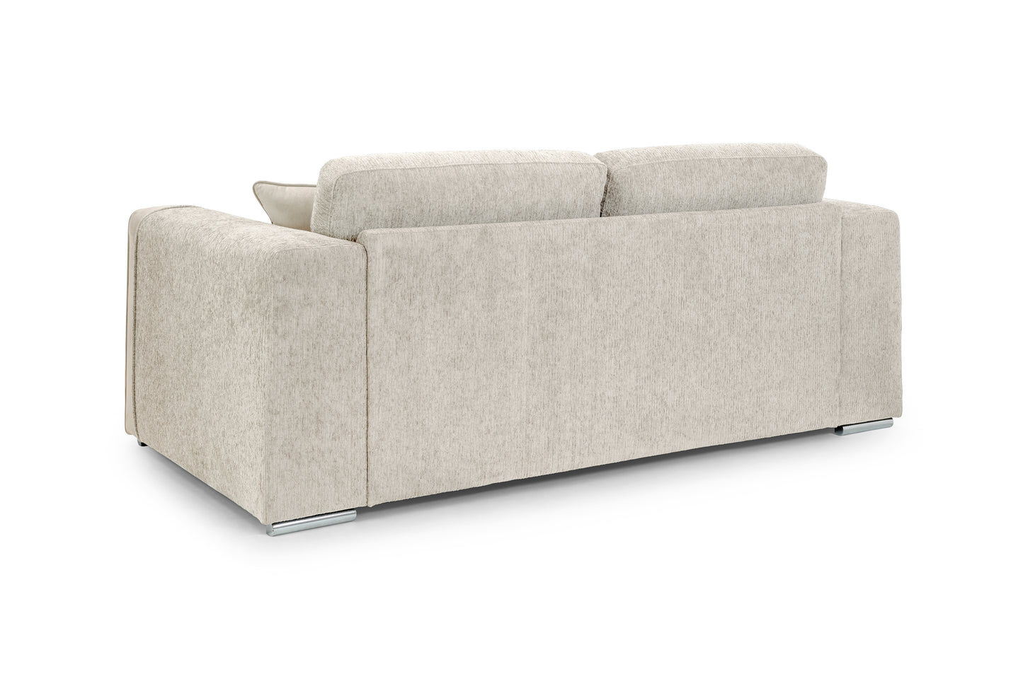 Naples Beige Chenille 3 Seater Sofa