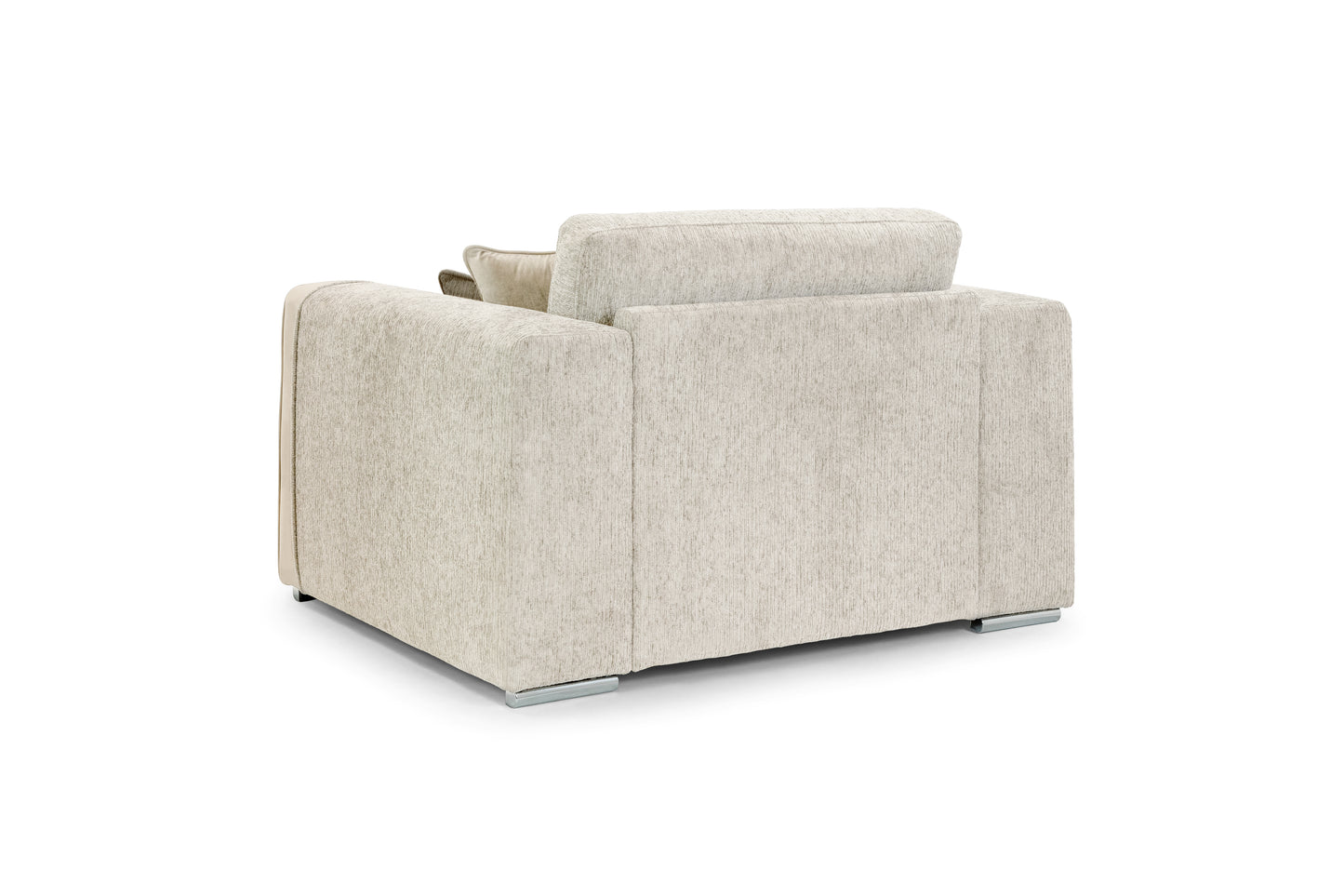 Naples Beige Chenille Armchair