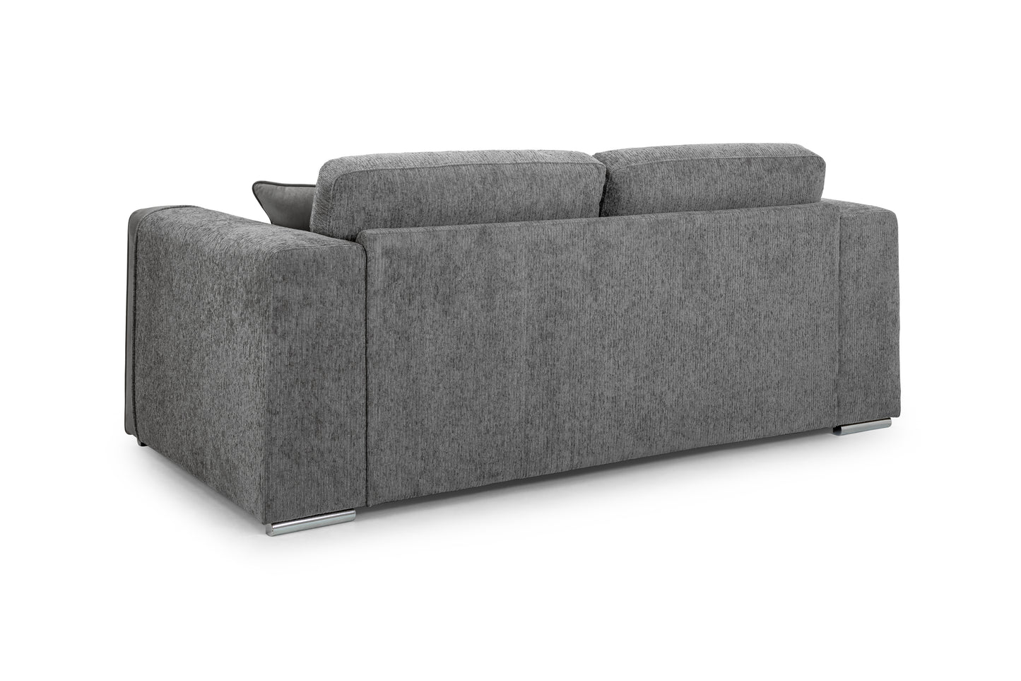 Naples Grey Chenille 3 Seater Sofa