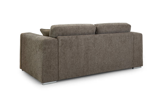 Naples Mocha Chenille 3 Seater Sofa