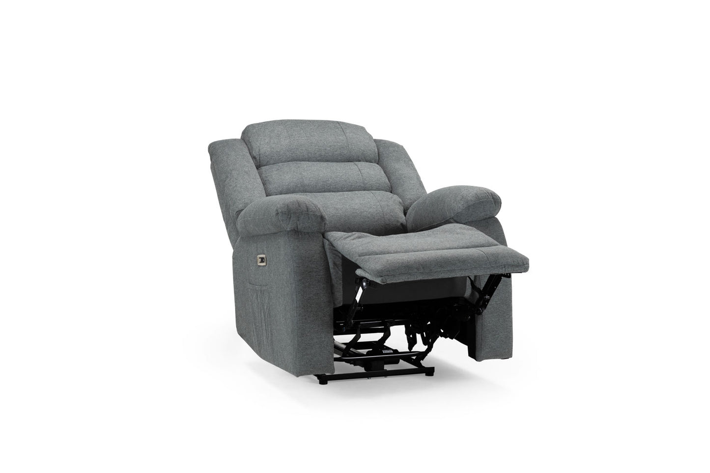 Otto Grey Fabric 3+2+1 Recliner Cinema Sofa