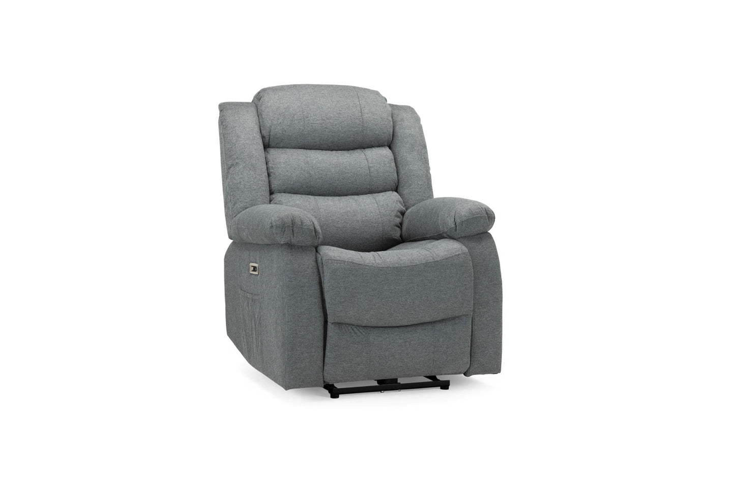 Otto Grey Fabric 3+2+1 Recliner Cinema Sofa