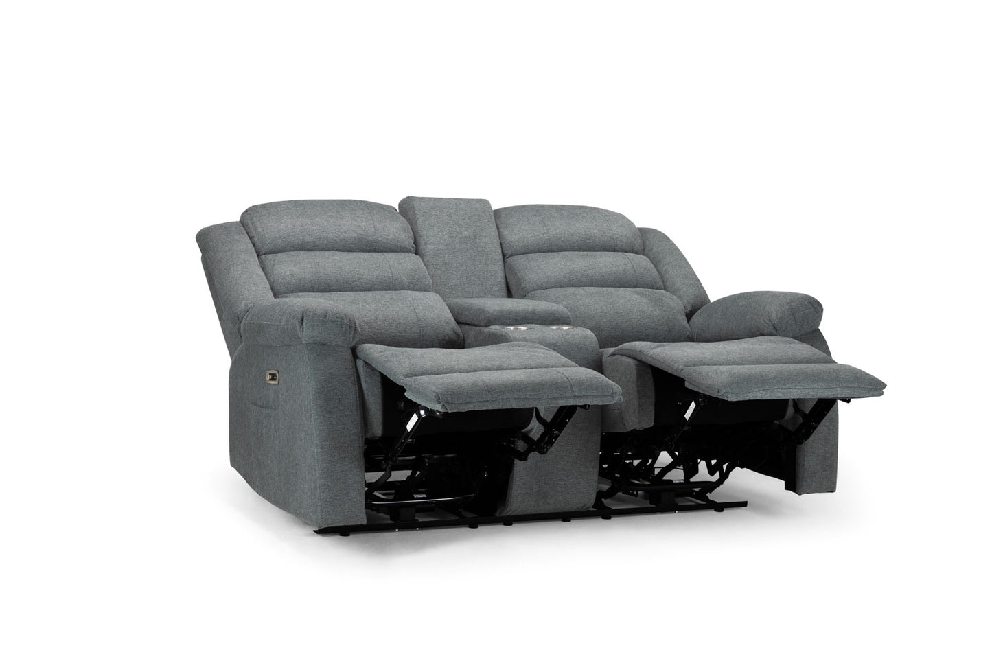 Otto Grey Fabric 3+2+1 Recliner Cinema Sofa