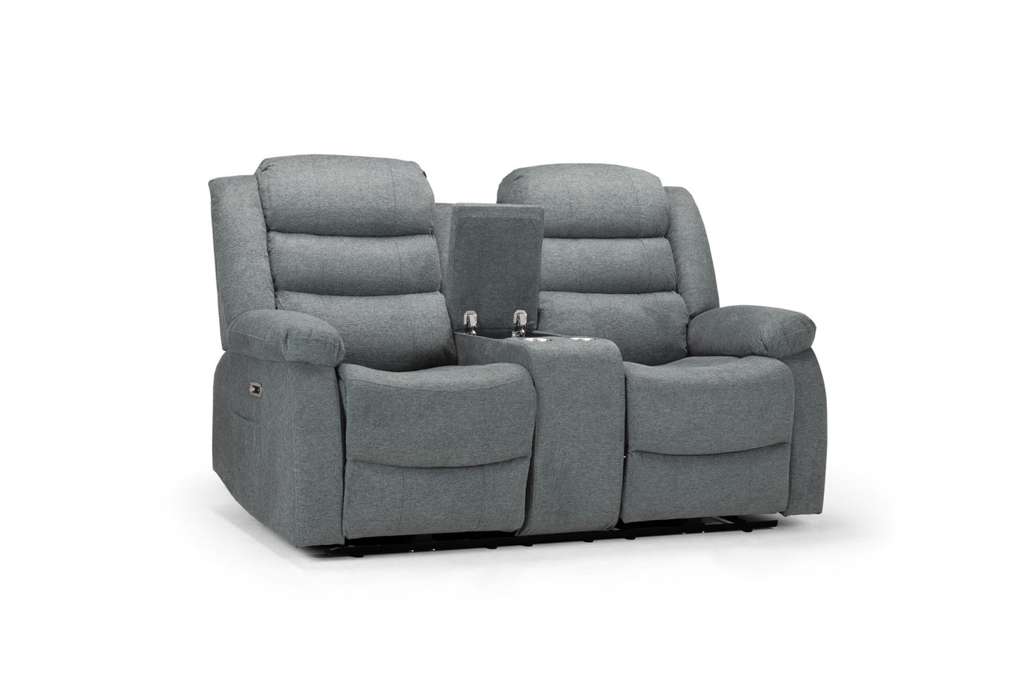 Otto Grey Fabric 3+2+1 Recliner Cinema Sofa