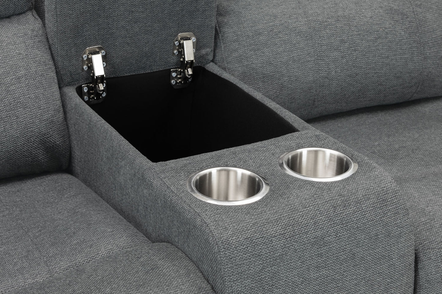 Otto Grey Fabric 3+2+1 Recliner Cinema Sofa