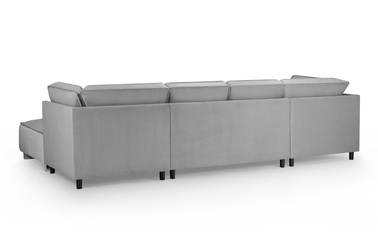 Sloane Grey Fabric U Shape Corner Sofa