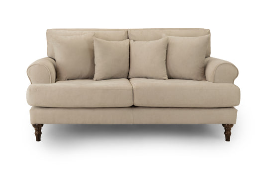 Summer Beige Fabric 3 and 2 Seater Sofa